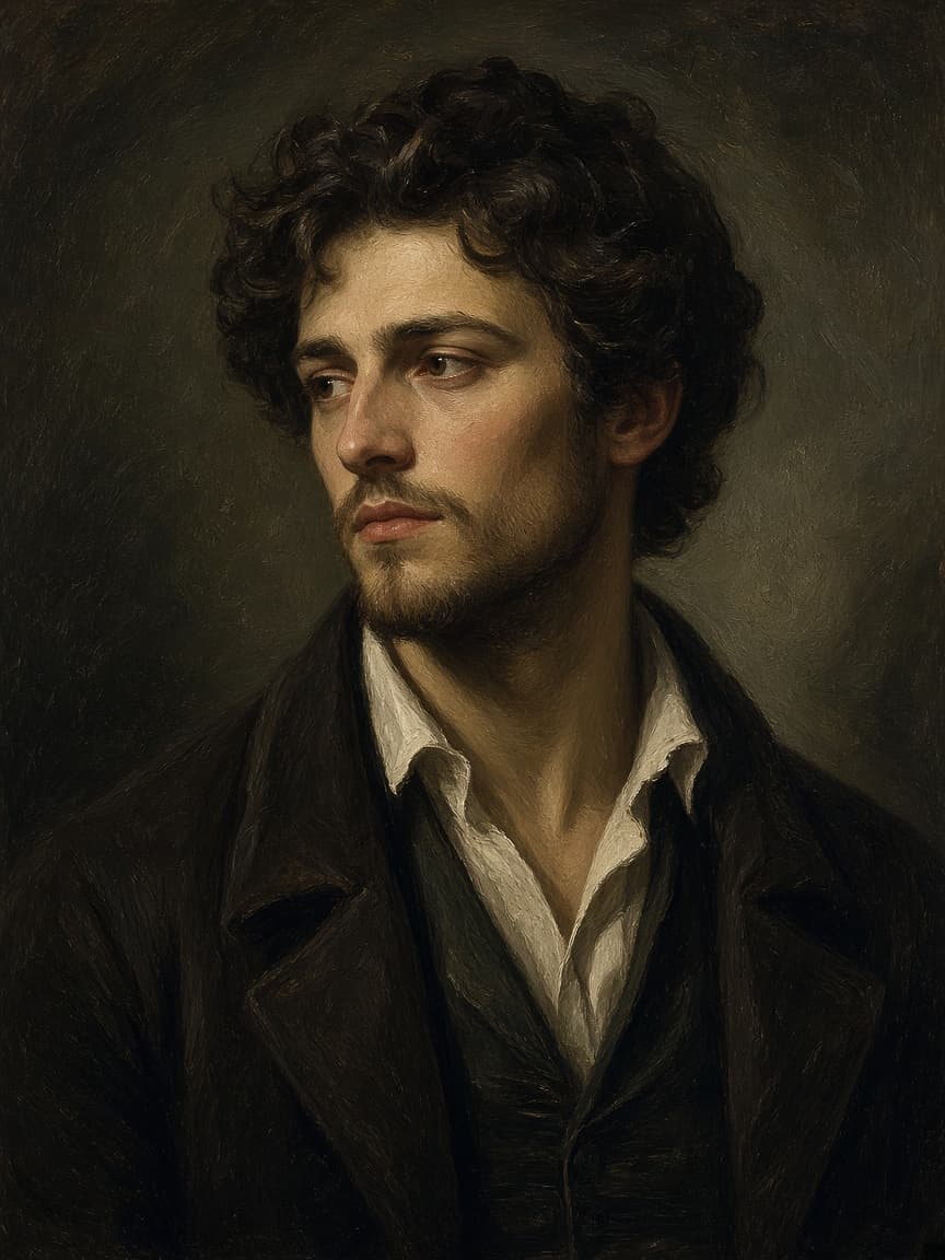 Placeholder portrait painting by Max